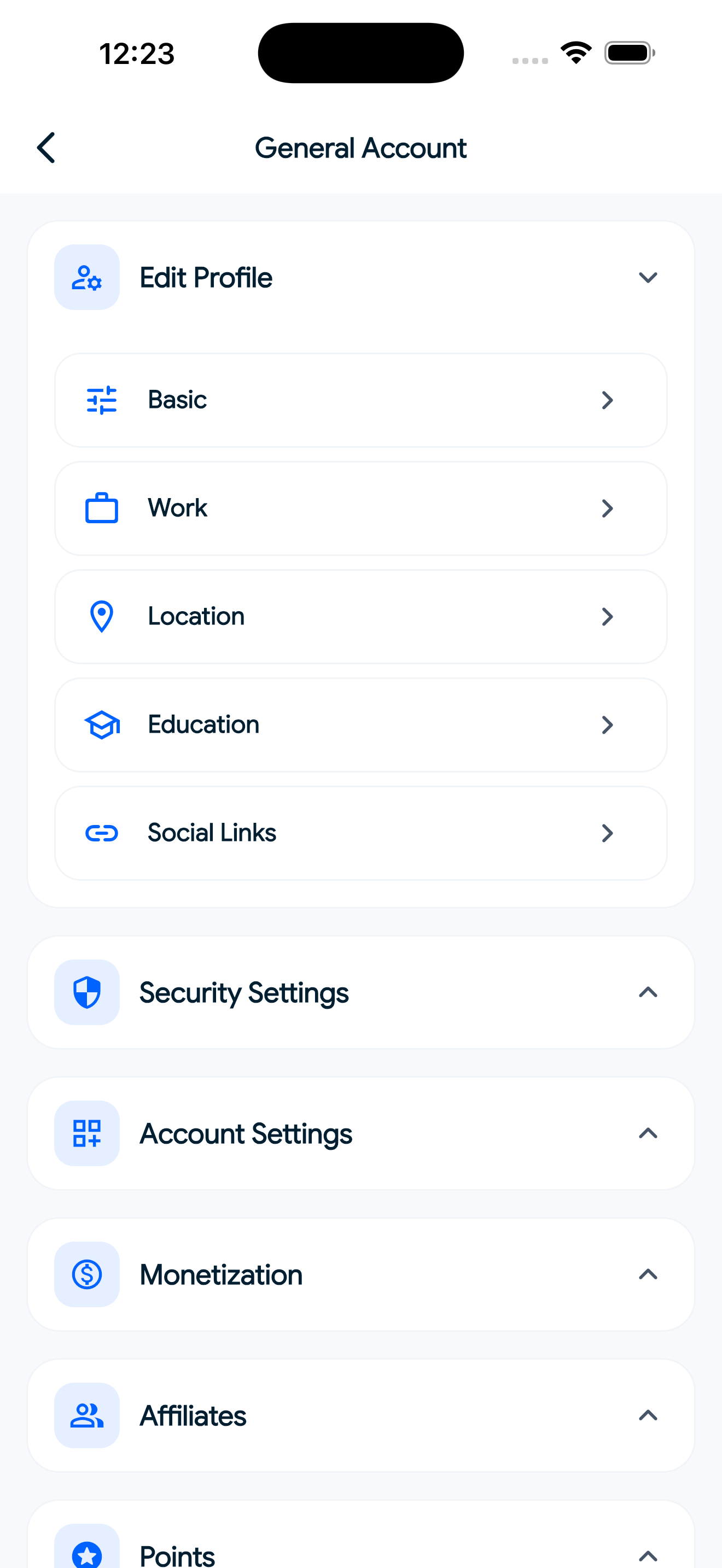 Sngine Timeline – Flutter Social Networking App (Android & iOS) mobile preview